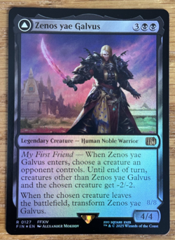 MTG Final Fantasy, Zenos yae Galvus / Shinrye Transcendent Rival - Foil - Image 1