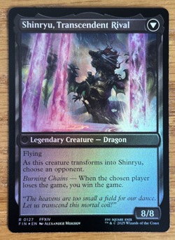 MTG Final Fantasy, Zenos yae Galvus / Shinrye Transcendent Rival - Foil - Image 2