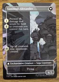 MTG Final Fantasy, Crystal Fragments / Summon: Alexander - Borderless - Image 2