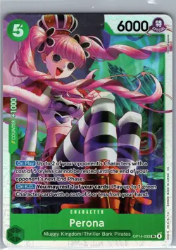 Perona - OP14 OP14-033 Foil SR NM The Azure Sea's Seven - Image 1