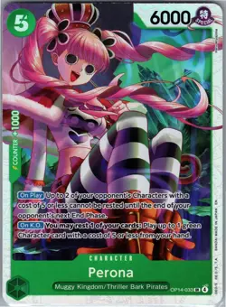 Perona - OP14 OP14-033 Foil SR NM The Azure Sea's Seven - Image 1
