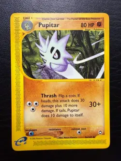 Pokemon Pupitar Aquapolis 56/147 - LP TCG Vintage - Image 1