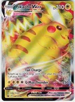 Pokemon Pikachu VMAX SWSH286 Holo Promo Sword & Shield Promo Pokemon Near Mint - Image 1