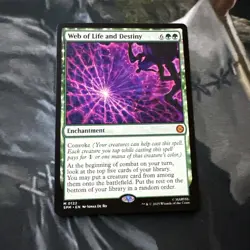 Web of Life and Destiny 122 Magic MtG Marvel Spider-Man NM - Image 1