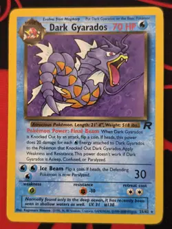 Dark Gyarados 25/82 Team Rocket Unlimited MP - Image 1