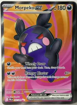 Pokemon TCG - Morpeko Ex Full Art Ultra Rare 102/084 - Pitch Black - NM - Image 1