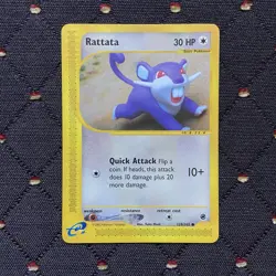 Rattata Expedition Base Set 128/165 e-Reader Pokemon TCG WotC Yuka Morii | LP/MP - Image 1