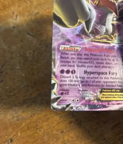 Pokemon TCG XY Hoopa EX XY71 Full Art Promo Holo, 170 HP Basic Psychic - Image 3