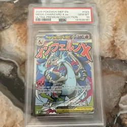 PSA 10 Mega Charizard X ex #023 Ultra Premium Collection MEP EN Pokemon GEM MT - Image 1
