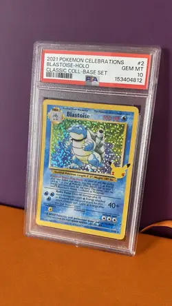 Blastoise 2/102 PSA 10 Celebrations Pokemon TCG - FRESH SLAB - Image 1