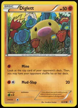 Diglett 38/83 Generations Common Pokemon Komiya Near Mint - Image 2