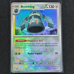 Bronzong - 067/131 - Masterball Holo - Prismatic Evolutions - Pokemon - NM/M - Image 1