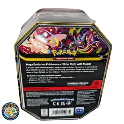 Pokemon TCG Mega Moonlit Tin Mega Clefable EX 4 Booster Packs English 2016 6+ - Image 2