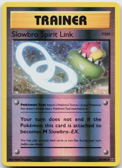 Slowbro Spirit Link 86/108 Reverse Holo Pokemon Evolutions - NM - Image 1