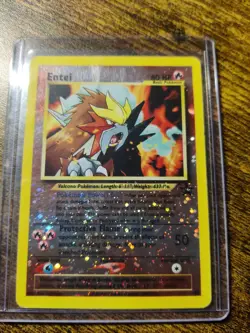 Pokemon Entei Black Star Promo 34 Reverse Holo MP+±+ - Image 1