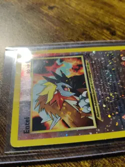 Pokemon Entei Black Star Promo 34 Reverse Holo MP+±+ - Image 4