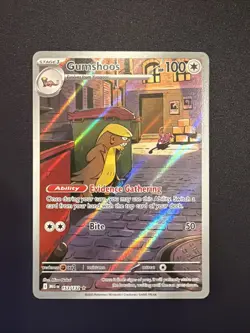 Gumshoos 153/132 Illustration Rare Mega Evolution Pokemon Holo Near Mint - Image 1