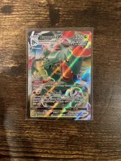 Rayquaza VMAX 101/159 Holo VMAX Rare Crown Zenith Pokemon Near Mint - Image 1