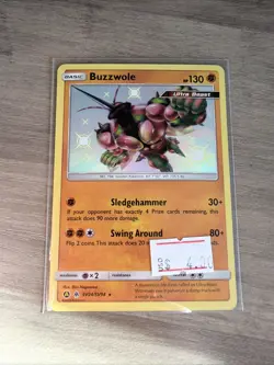 Buzzwole SV24/SV94 Shiny Rare Hidden Fates Shiny Vault Pokemon Near Mint - Image 1