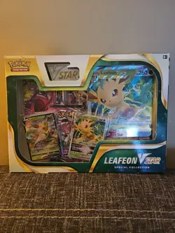 2022 Pokemon Leafeon VStar Special Collection Box Sealed Pokemon - Image 1