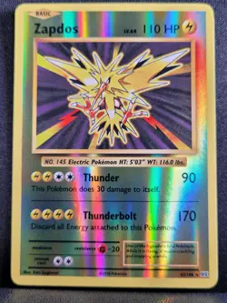 Zapdos (Reverse Holo) Pokemon: XY - Evolutions 42/108 - Image 1