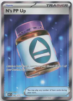 N's PP Up 262/217 Ultra Rare Ascended Heroes Pokemon Holo Near Mint - Image 1