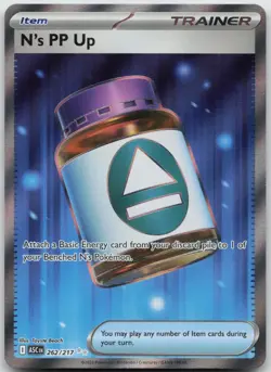 N's PP Up 262/217 Ultra Rare Ascended Heroes Pokemon Holo Near Mint - Image 1