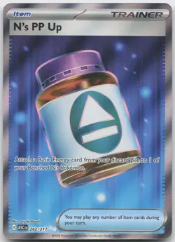 N's PP Up 262/217 Ultra Rare Ascended Heroes Pokemon Holo Near Mint - Image 1