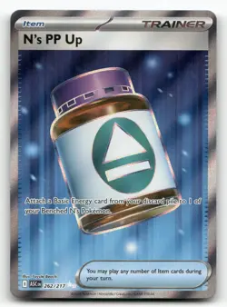 N's PP Up 262/217 Ascended Heroes Pokemon Holo NM Ultra Rare - Image 1