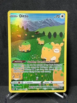 Ditto GG22/GG70 Holo Crown Zenith Galarian Gallery Pokemon NM - Image 1