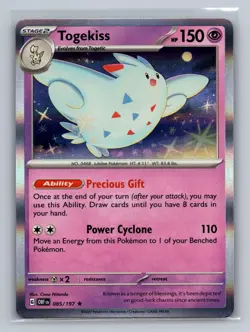 Togekiss 085/197 Rare Obsidian Flames Pokemon Holo Lightly Played - Image 1