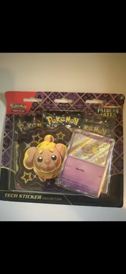 Paldean Fates Tech Sticker Collection 3-Pack Blister Fidough - Image 1