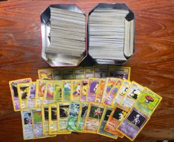 Lot of 500+ Pokemon Cards Vintage WOTC Holo Rare Mixed Assorted Collection - Image 1