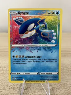 Pokemon TCG Kyogre 021/072 Amazing Rare Shining Fates Holo English 2021 - Image 1