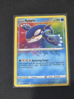 Pokemon TCG Kyogre Shining Fates Holo Card 021/072 Amazing Rare, Near Mint - Image 1