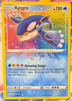 Pokemon TCG Kyogre 021/072 Shining Fates Amazing Rare Holo English 120HP - Image 1