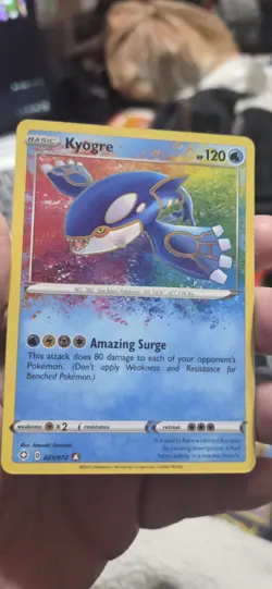 Kyogre 021/072 Pokemon TCG Shining Fates Amazing Rare Holo - Image 1