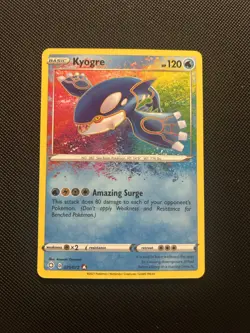 Pokemon TCG Kyogre Shining Fates 021/072 Holo Amazing Rare - Image 1