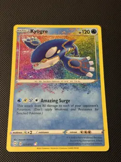 Pokemon TCG Kyogre Shining Fates 021/072 Holo Amazing Rare NM - Image 1