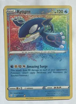 Pokemon TCG - Kyogre - Shining Fates - 021/072 - Amazing Rare Holo - Mint - Image 3