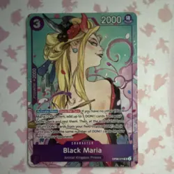 Bandai One Piece CCG Black Maria OP08-074 Two Legends Alt Art Foil SR - Image 1