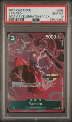 One Piece Yamato CS Event PACK PSA 10 - Image 1
