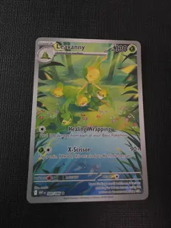 LEAVANNY 089/086 ILLUSTRATION RARE WHITE FLARE POKEMON NM/M - Image 1