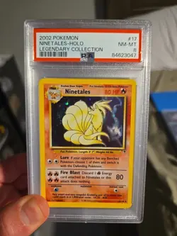 PSA 8 Ninetales 17/110 Holo Pokemon Card 2002 Legendary Collection WOTC Rare - Image 3
