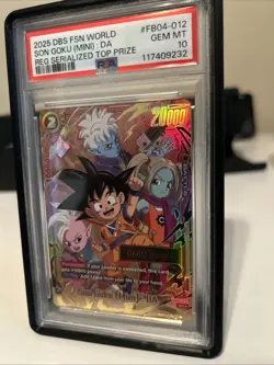 PSA 10 Son Goku (Mini) : DA Regional Serial Top Prize 0680/1500 FB04-012 - Image 4
