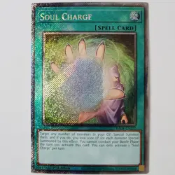 Soul Charge - RA04-EN222 - LP - Platinum Secret Rare - 1st ed - Yugioh - Image 1