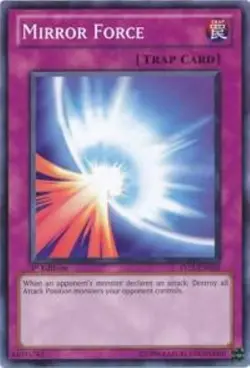 (3x) Mirror Force - YS11-EN036 - HP/DMG - Common - 1st ed - Yugioh - Image 1
