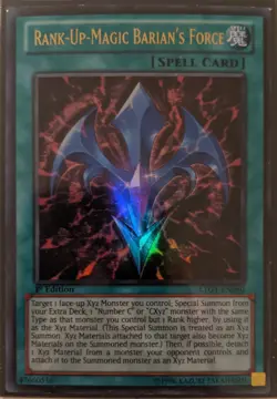 YuGiOh Rank-Up-Magic Barian's Force Ultra Rare 1st Edition LTGY-EN060 - Image 1