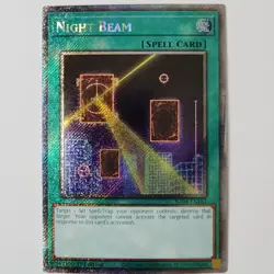Night Beam - RA04-EN182 - NM - Platinum Secret Rare - 1st ed - Yugioh - Image 1