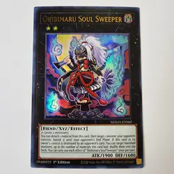 (3x) Onibimaru Soul Sweeper - MAMA-EN069 - NM - Ultra Rare - 1st ed - Yugioh - Image 1